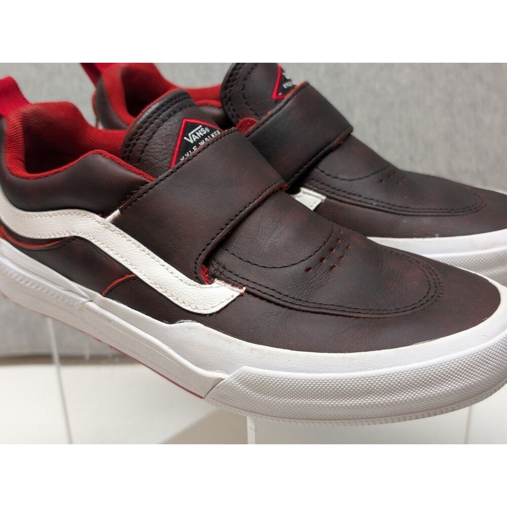 Vans Kyle Walker Pro 2 Mens Size 6.5 Brown Maroon Athletic Leather Shoes - Picture 4 of 8